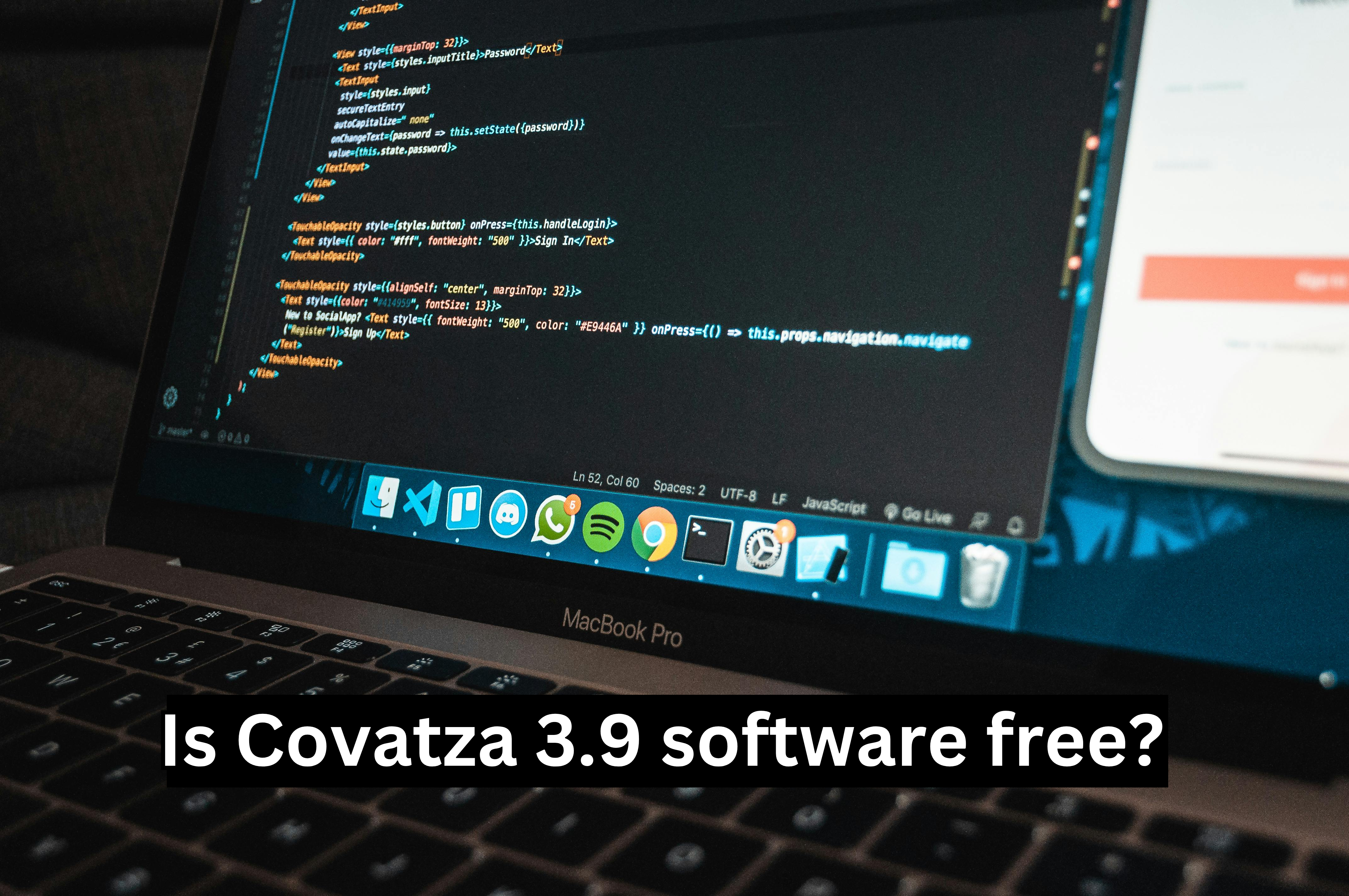 Is Covatza 3.9 software free? Find out more here!