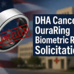 DHA Cancels OuraRing Biometric Ring Solicitation