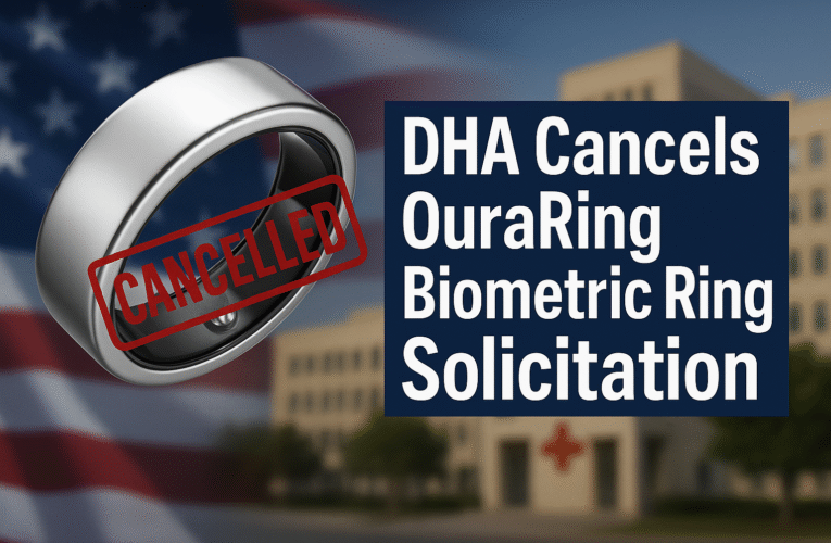 DHA Cancels OuraRing Biometric Ring Solicitation Everything You Must Know