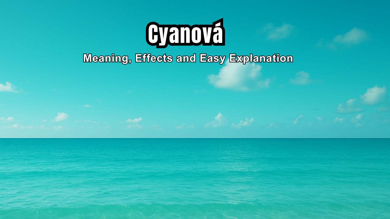 Cyanová