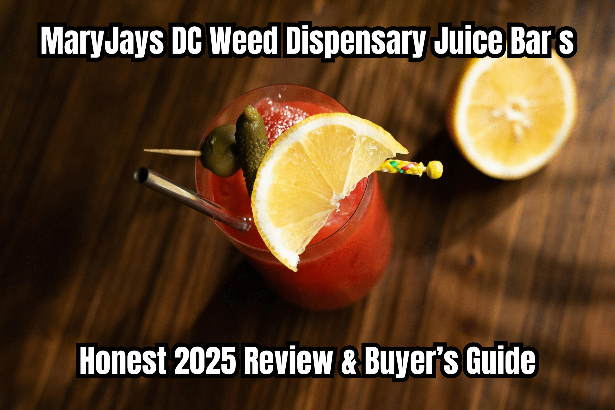 MaryJays DC Weed Dispensary Juice Bar Washington Reviews Honest 2025 Review & Buyer’s Guide
