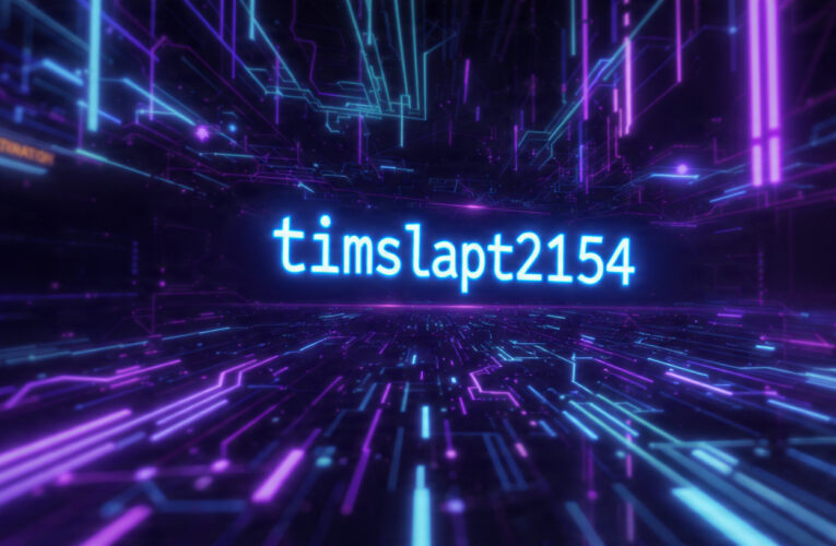 Understanding timslapt2154 A Simple Guide to a Unique Digital Keyword